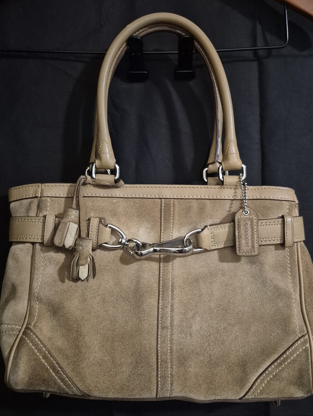 Coach Hampton Suede Bag
